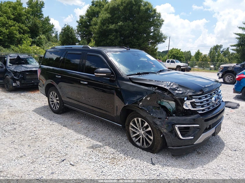 2018 Ford Expedition VIN 1FMJU1KT2JEA49934 IAAI salvage auction — RIGHT FRONT, Salvage (Alabama), sold $8,150 on 2026-07-29 (photo 1)