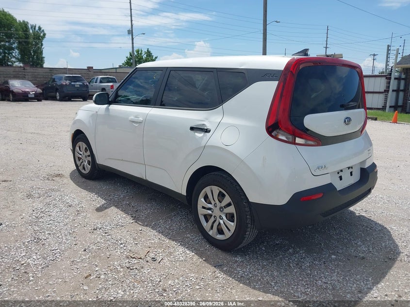 2021 Kia Soul VIN KNDJ23AU6M7149205 IAAI salvage auction — HAIL, Salvage (Missouri), sold $3,150 on 2026-07-30 (photo 3)