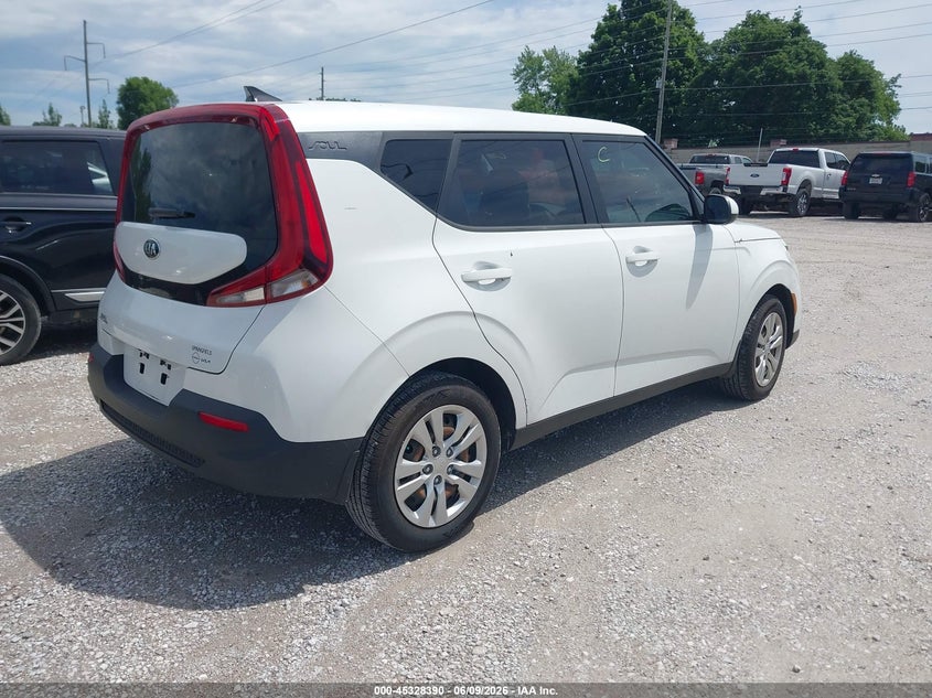 2021 Kia Soul VIN KNDJ23AU6M7149205 IAAI salvage auction — HAIL, Salvage (Missouri), sold $3,150 on 2026-07-30 (photo 4)