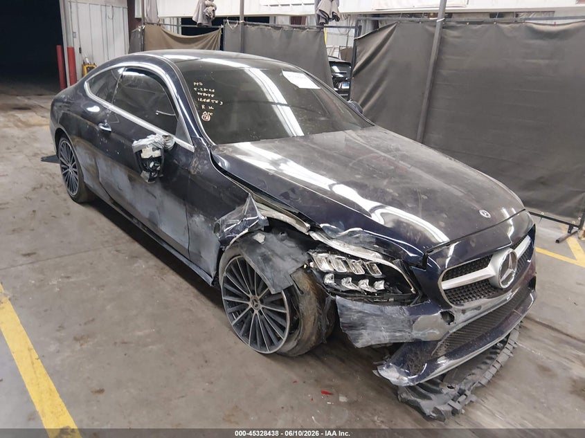 2019 Mercedes-benz C-klasse VIN WDDWJ8EB1KF770956 IAAI salvage auction — FRONT END, Salvage Title, sold $6,650 on 2026-08-11 (photo 1)