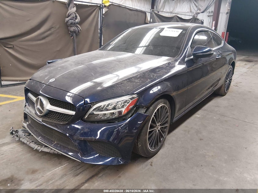 2019 Mercedes-benz C-klasse VIN WDDWJ8EB1KF770956 IAAI salvage auction — FRONT END, Salvage Title, sold $6,650 on 2026-08-11 (photo 2)