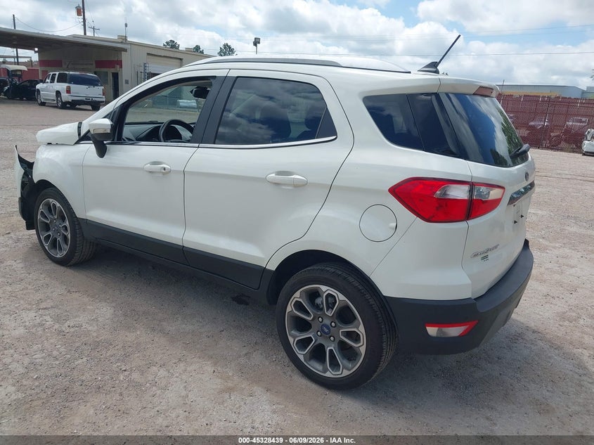 2021 Ford Ecosport VIN MAJ3S2KE7MC437158 IAAI salvage auction — FRONT END, Salvage (Texas), sold $25 on 2026-07-30 (photo 3)