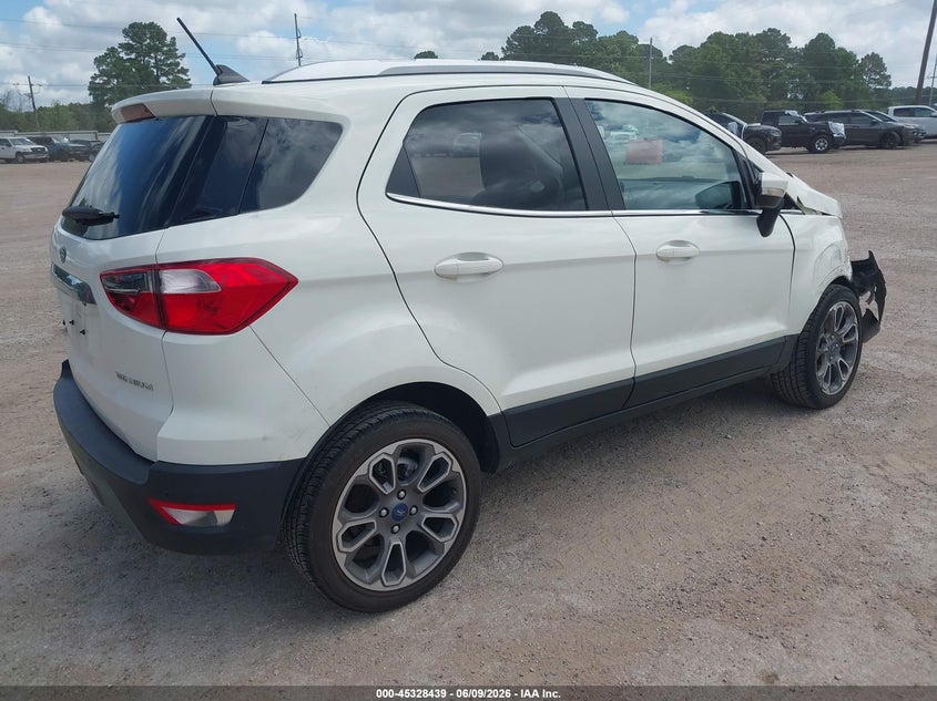 2021 Ford Ecosport VIN MAJ3S2KE7MC437158 IAAI salvage auction — FRONT END, Salvage (Texas), sold $25 on 2026-07-30 (photo 4)