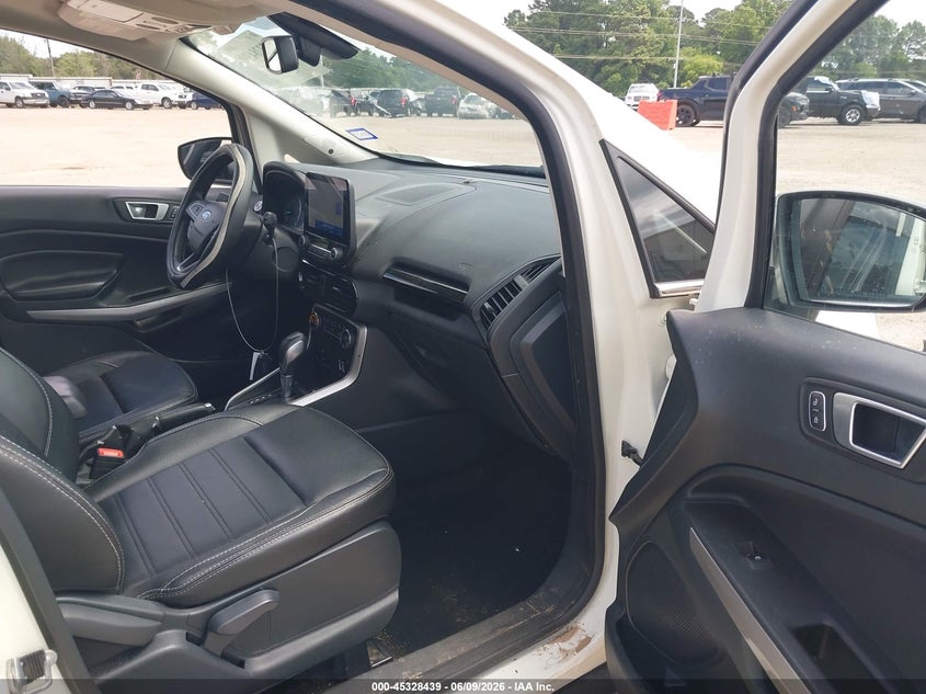 2021 Ford Ecosport VIN MAJ3S2KE7MC437158 IAAI salvage auction — FRONT END, Salvage (Texas), sold $25 on 2026-07-30 (photo 5)