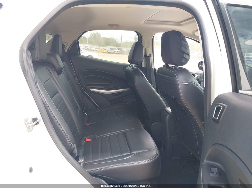 2021 Ford Ecosport VIN MAJ3S2KE7MC437158 IAAI salvage auction — FRONT END, Salvage (Texas), sold $25 on 2026-07-30 (photo 8)