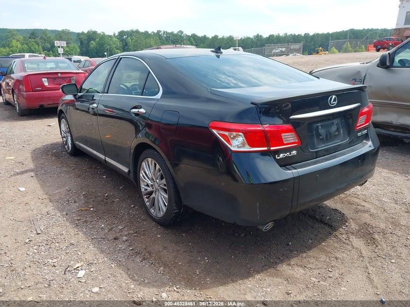 2010 Lexus Es 350 VIN JTHBK1EG6A2383333 IAAI salvage auction — NORMAL WEAR, Clear (Alabama), sold $1,200 on 2026-07-08 (photo 3)