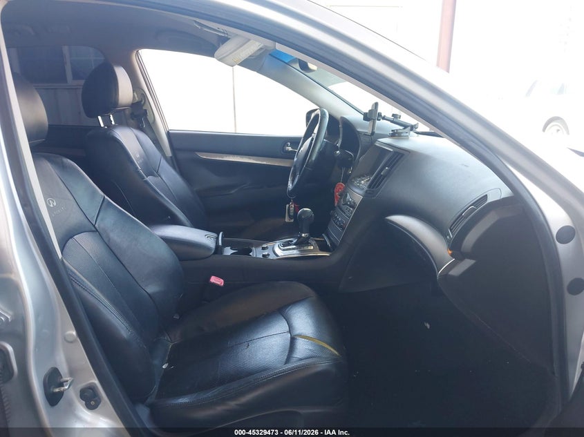 2011 Infiniti G25 VIN JN1DV6AP9BM600094 IAAI salvage auction — FRONT END, Salvage (California), sold $800 on 2026-07-21 (photo 5)