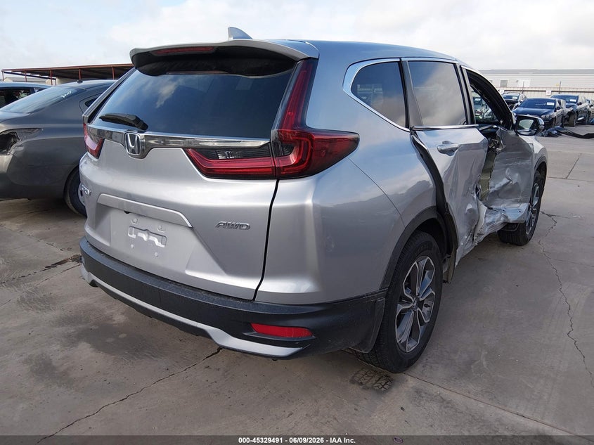 2022 Honda Cr-v VIN 5J6RW2H52NA011806 IAAI salvage auction — SIDE, Salvage Title, sold $8,800 on 2026-07-26 (photo 4)