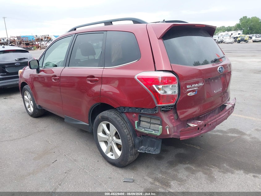 2015 Subaru Forester VIN JF2SJAHC6FH500847 IAAI salvage auction — RIGHT SIDE, Salvage (Idaho), sold $875 on 2026-07-30 (photo 3)