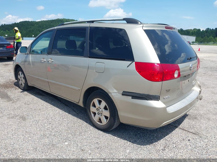 2008 Toyota Sienna VIN 5TDZK22C48S107808 IAAI salvage auction — NORMAL WEAR, Clear (Alabama), sold $525 on 2026-07-15 (photo 3)