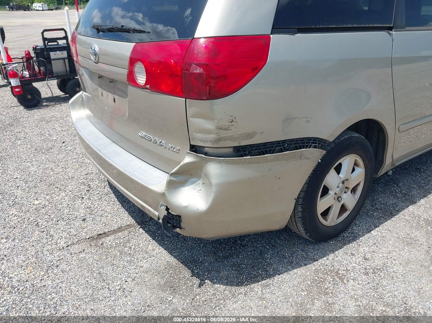 2008 Toyota Sienna VIN 5TDZK22C48S107808 IAAI salvage auction — NORMAL WEAR, Clear (Alabama), sold $525 on 2026-07-15 (photo 6)
