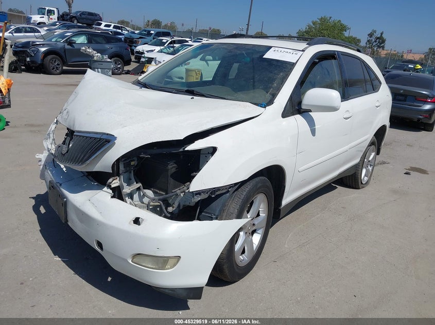 2007 Lexus Rx 350 VIN JTJGK31U170006439 IAAI salvage auction — RIGHT FRONT, Salvage (California), sold $425 on 2026-07-08 (photo 2)
