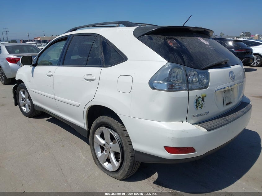 2007 Lexus Rx 350 VIN JTJGK31U170006439 IAAI salvage auction — RIGHT FRONT, Salvage (California), sold $425 on 2026-07-08 (photo 3)