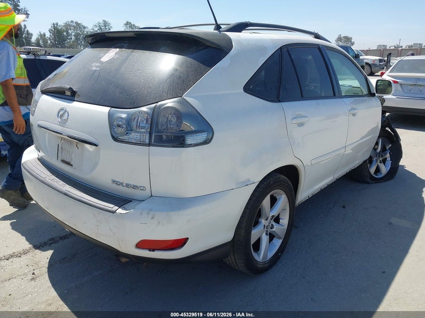 2007 Lexus Rx 350 VIN JTJGK31U170006439 IAAI salvage auction — RIGHT FRONT, Salvage (California), sold $425 on 2026-07-08 (photo 4)