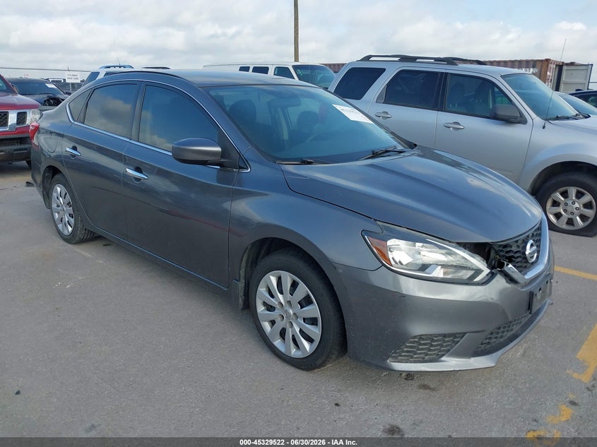 2019 Nissan Sentra VIN 3N1AB7APXKY248075 IAAI salvage auction — FRONT END, Clear (Texas), sold $1,650 on 2026-07-09 (photo 1)