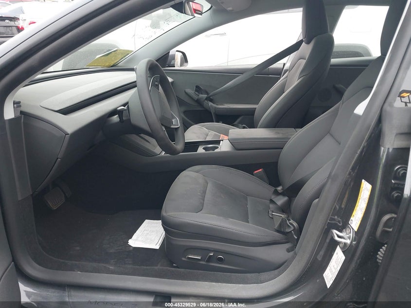 2026 Tesla Model 3 VIN 5YJ3E1EA7TF164857 IAAI salvage auction — RIGHT FRONT, Salvage Title, sold $12,250 on 2026-07-17 (photo 5)