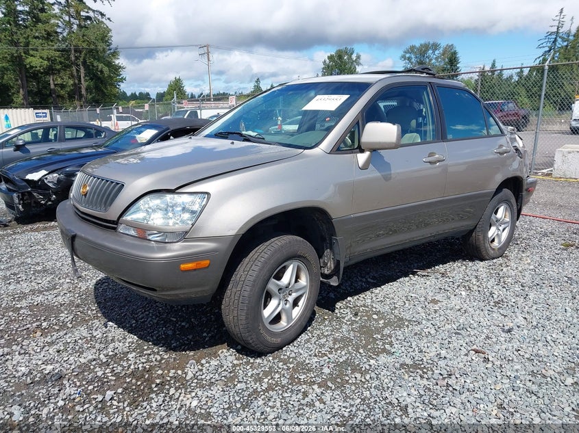 2000 Lexus Rx 300 VIN JT6HF10U4Y0152988 IAAI salvage auction — ROLLOVER, Bill Of Sale (Washington), sold $325 on 2026-07-08 (photo 2)