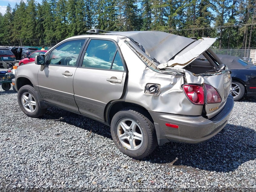 2000 Lexus Rx 300 VIN JT6HF10U4Y0152988 IAAI salvage auction — ROLLOVER, Bill Of Sale (Washington), sold $325 on 2026-07-08 (photo 3)