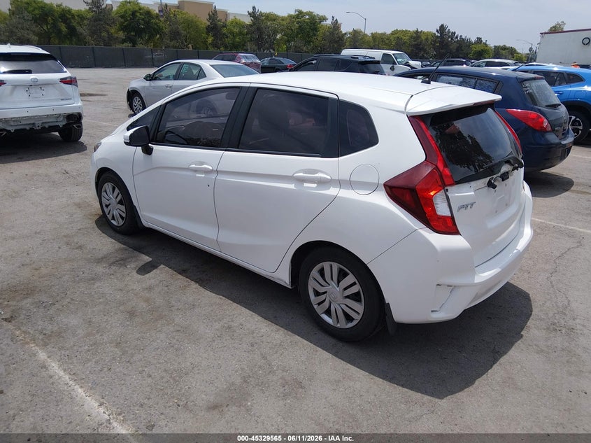 2017 Honda Fit VIN JHMGK5H56HS022993 IAAI salvage auction — REAR END, Salvage (California), sold $2,350 on 2026-07-05 (photo 3)