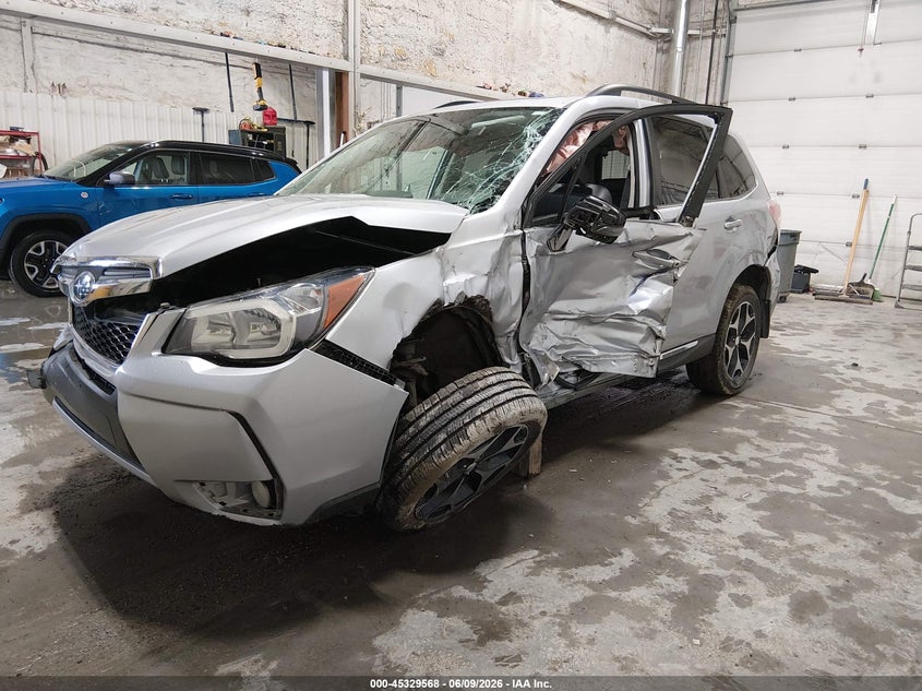 2015 Subaru Forester VIN JF2SJGUC8FH402542 IAAI salvage auction — LEFT SIDE, Salvage Title, sold $750 on 2026-08-01 (photo 2)