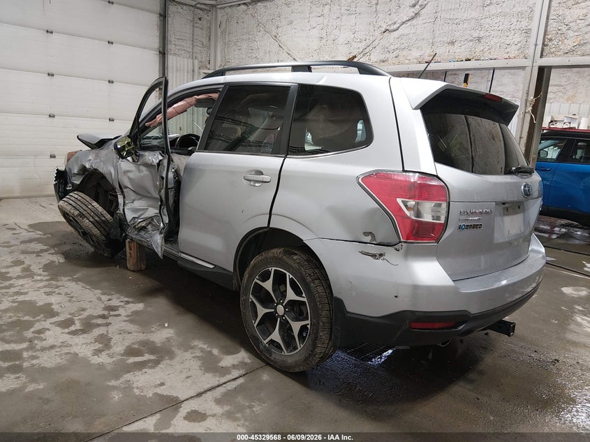 2015 Subaru Forester VIN JF2SJGUC8FH402542 IAAI salvage auction — LEFT SIDE, Salvage Title, sold $750 on 2026-08-01 (photo 3)
