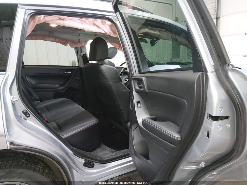 2015 Subaru Forester VIN JF2SJGUC8FH402542 IAAI salvage auction — LEFT SIDE, Salvage Title, sold $750 on 2026-08-01 (photo 8)