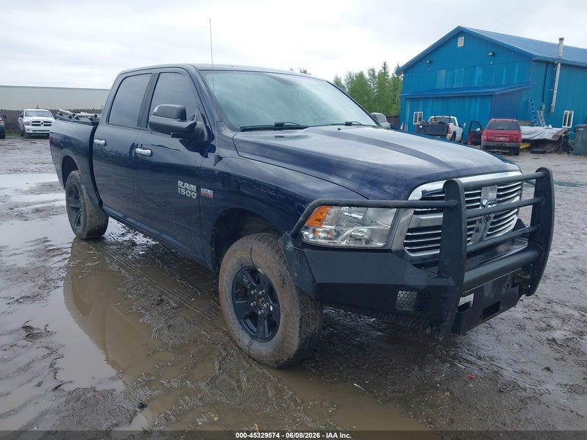 2017 Ram 1500 VIN 1C6RR7LT2HS597493 IAAI salvage auction — REAR END, Original (Alaska), sold $3,450 on 2026-08-14 (photo 1)