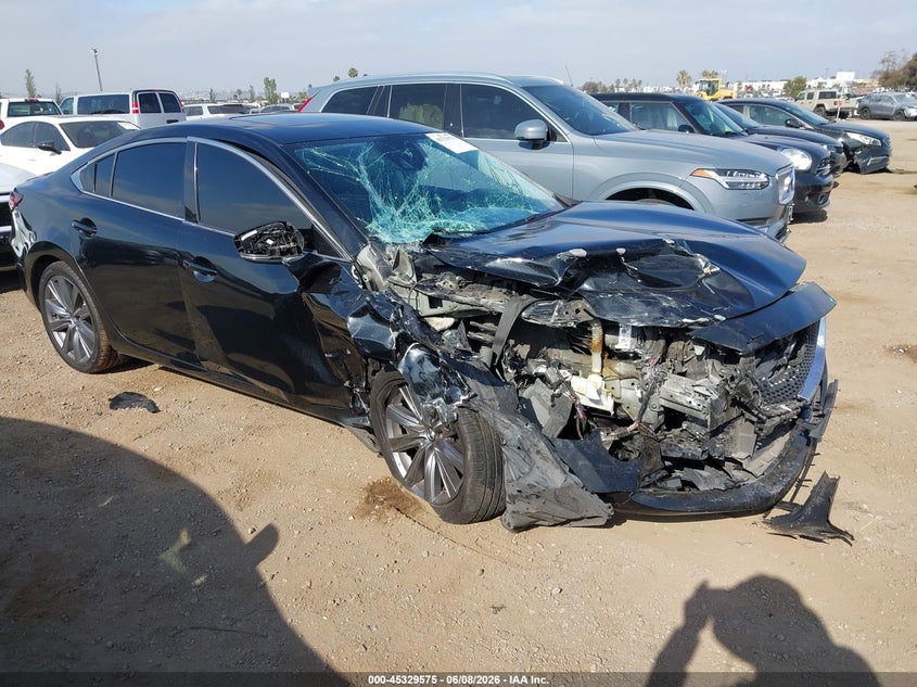 2018 Mazda 6 VIN JM1GL1VM2J1308001 IAAI salvage auction — RIGHT FRONT, Salvage Title, sold $550 on 2026-07-20 (photo 1)