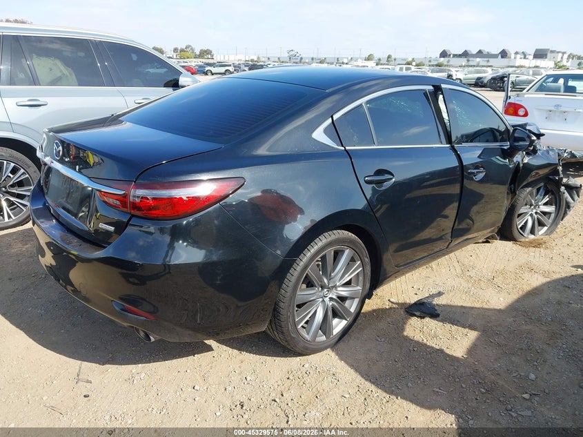 2018 Mazda 6 VIN JM1GL1VM2J1308001 IAAI salvage auction — RIGHT FRONT, Salvage Title, sold $550 on 2026-07-20 (photo 4)