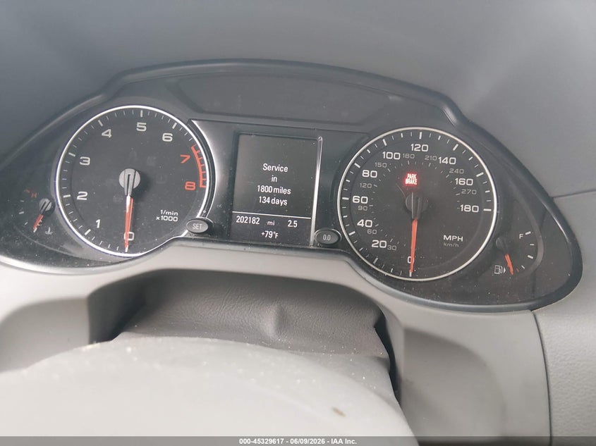 2012 Audi Q5 VIN WA1LFBFP9CA052036 IAAI salvage auction — NORMAL WEAR, Salvage Title, sold $550 on 2026-07-20 (photo 7)