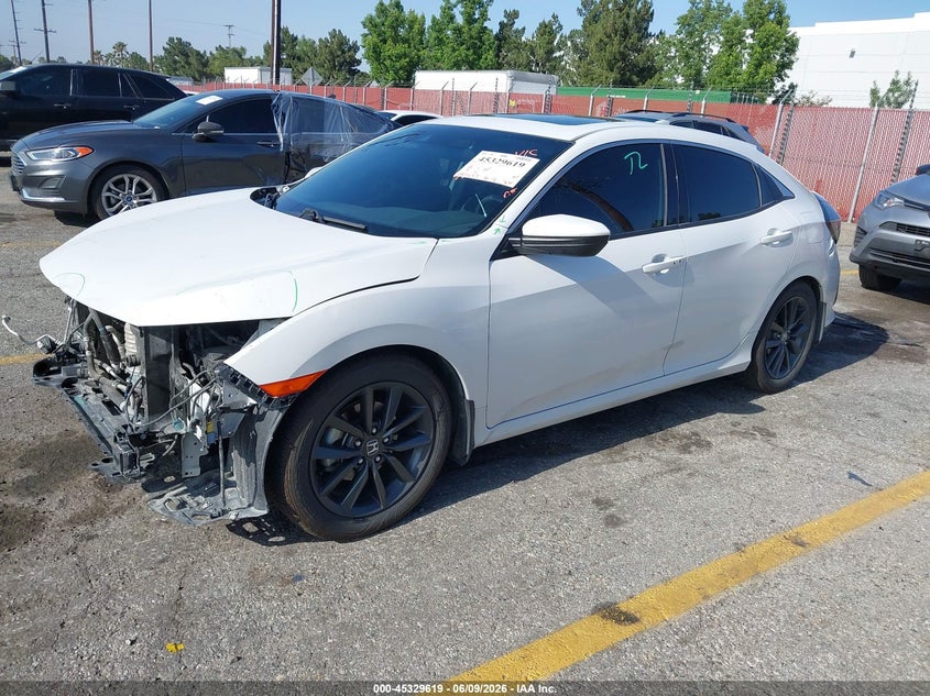 2021 Honda Civic VIN SHHFK7H61MU401018 IAAI salvage auction — FRONT END, Salvage (California), sold $4,200 on 2026-07-28 (photo 2)