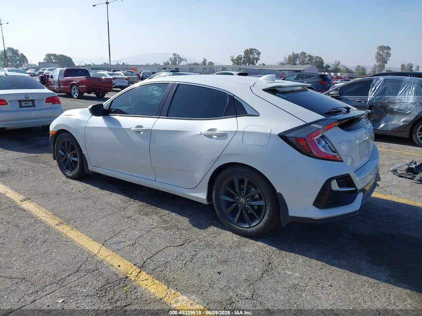 2021 Honda Civic VIN SHHFK7H61MU401018 IAAI salvage auction — FRONT END, Salvage (California), sold $4,200 on 2026-07-28 (photo 3)