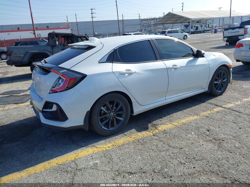 2021 Honda Civic VIN SHHFK7H61MU401018 IAAI salvage auction — FRONT END, Salvage (California), sold $4,200 on 2026-07-28 (photo 4)