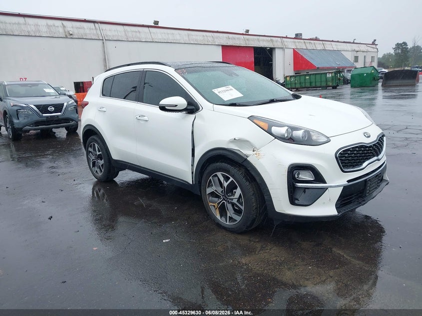 2021 Kia Sportage VIN KNDPN3AC0M7936515 IAAI salvage auction — LEFT REAR, Salvage (Oregon), sold $5,700 on 2026-07-23 (photo 1)