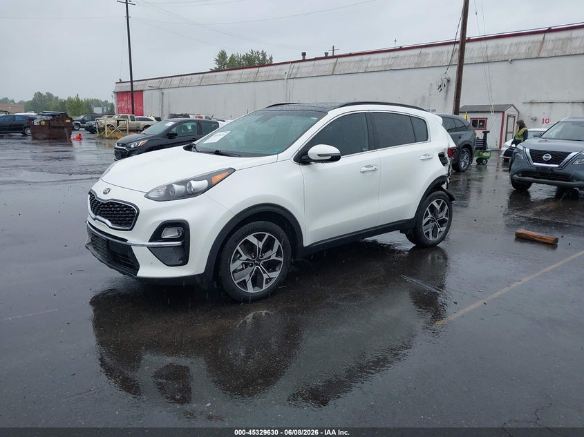 2021 Kia Sportage VIN KNDPN3AC0M7936515 IAAI salvage auction — LEFT REAR, Salvage (Oregon), sold $5,700 on 2026-07-23 (photo 2)