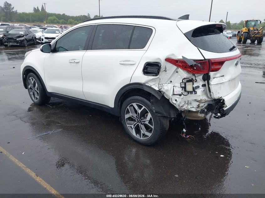 2021 Kia Sportage VIN KNDPN3AC0M7936515 IAAI salvage auction — LEFT REAR, Salvage (Oregon), sold $5,700 on 2026-07-23 (photo 3)