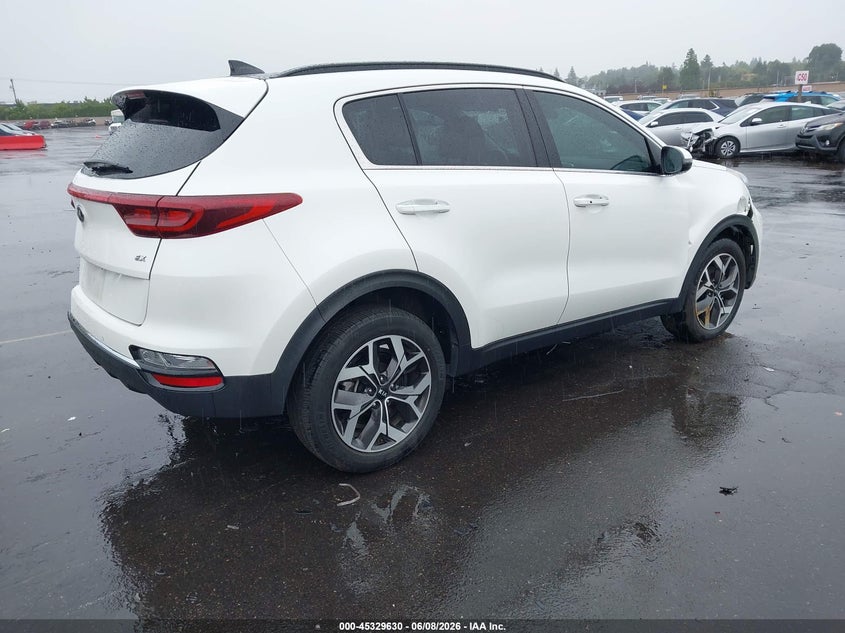 2021 Kia Sportage VIN KNDPN3AC0M7936515 IAAI salvage auction — LEFT REAR, Salvage (Oregon), sold $5,700 on 2026-07-23 (photo 4)