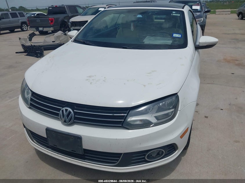2014 Volkswagen Eos VIN WVWBW8AH3EV003558 IAAI salvage auction — NORMAL WEAR, Original (Texas), sold $975 on 2026-07-10 (photo 6)