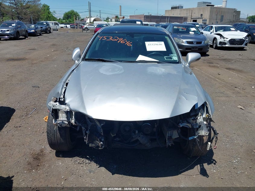 2010 Lexus Is 250 VIN JTHCF5C29A5036097 IAAI salvage auction — NORMAL WEAR, Clear (New York), sold $675 on 2026-07-06 (photo 6)
