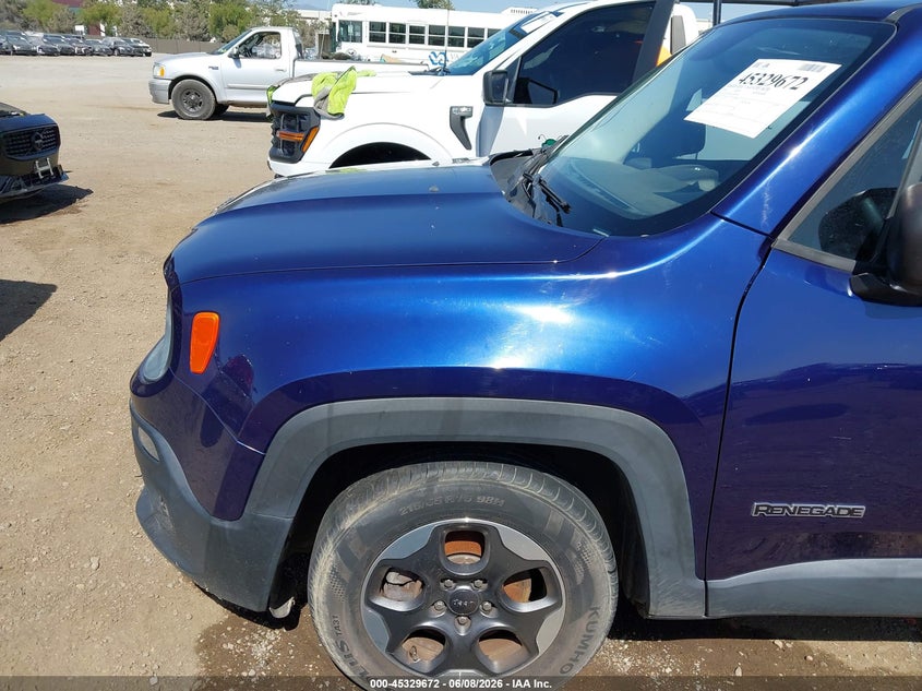 2016 Jeep Renegade VIN ZACCJAAW5GPC63205 IAAI salvage auction — NORMAL WEAR, Clear-Dealer Only (Arizona), sold $1,175 on 2026-07-13 (photo 6)
