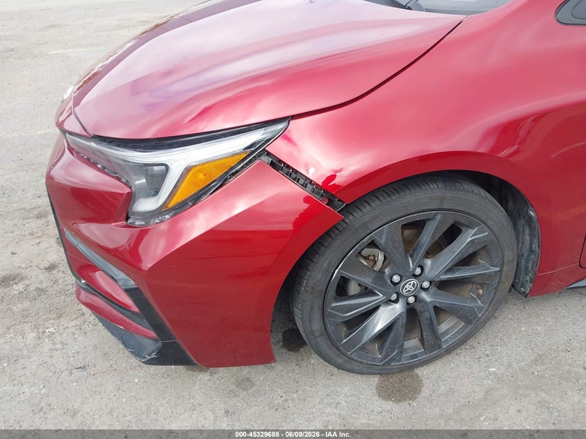 2024 Toyota Corolla VIN JTDBDMHE3RJ008573 IAAI salvage auction — LEFT FRONT, Salvage Title, sold $9,025 on 2026-07-27 (photo 6)