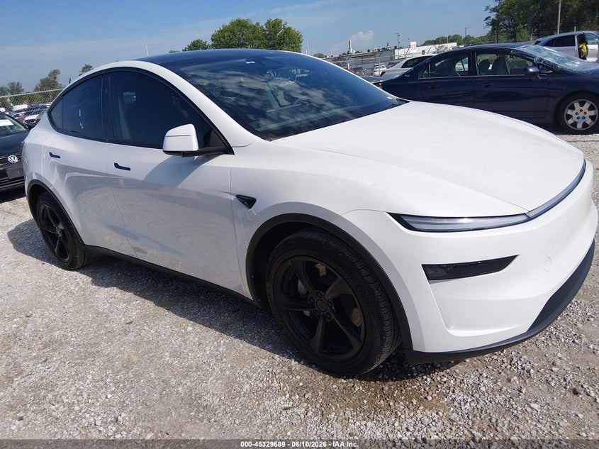 2026 Tesla Model y VIN 7SAYGDEE9TF405812 IAAI salvage auction — HAIL, Clear (Missouri), sold $26,000 on 2026-07-20 (photo 1)