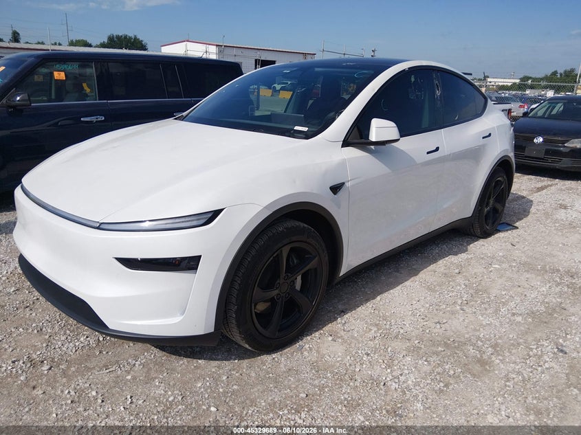 2026 Tesla Model y VIN 7SAYGDEE9TF405812 IAAI salvage auction — HAIL, Clear (Missouri), sold $26,000 on 2026-07-20 (photo 2)