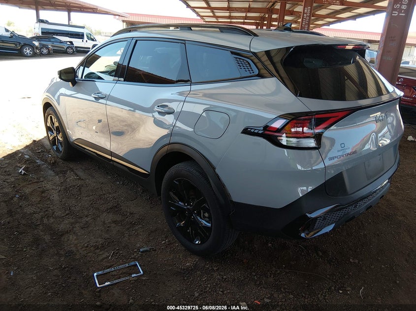 2025 Kia Sportage VIN 5XYK6CDF9SG292378 IAAI salvage auction — REAR END, Salvage (Arizona), sold $10,200 on 2026-07-28 (photo 3)