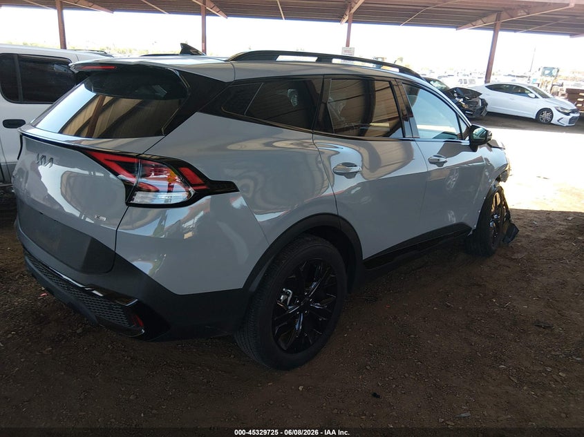 2025 Kia Sportage VIN 5XYK6CDF9SG292378 IAAI salvage auction — REAR END, Salvage (Arizona), sold $10,200 on 2026-07-28 (photo 4)