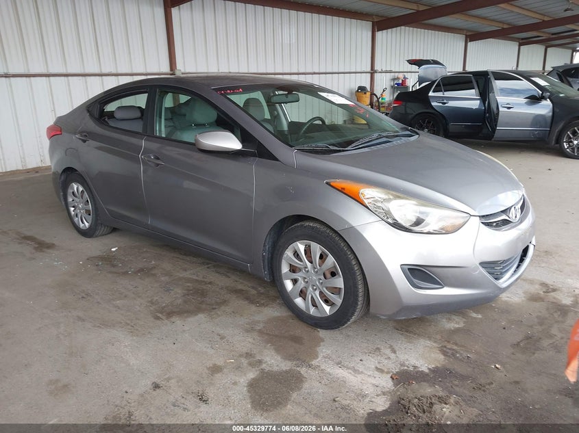 2012 Hyundai Elantra VIN KMHDH4AEXCU230505 IAAI salvage auction — THEFT, Salvage (California), sold $1,125 on 2026-07-23 (photo 1)