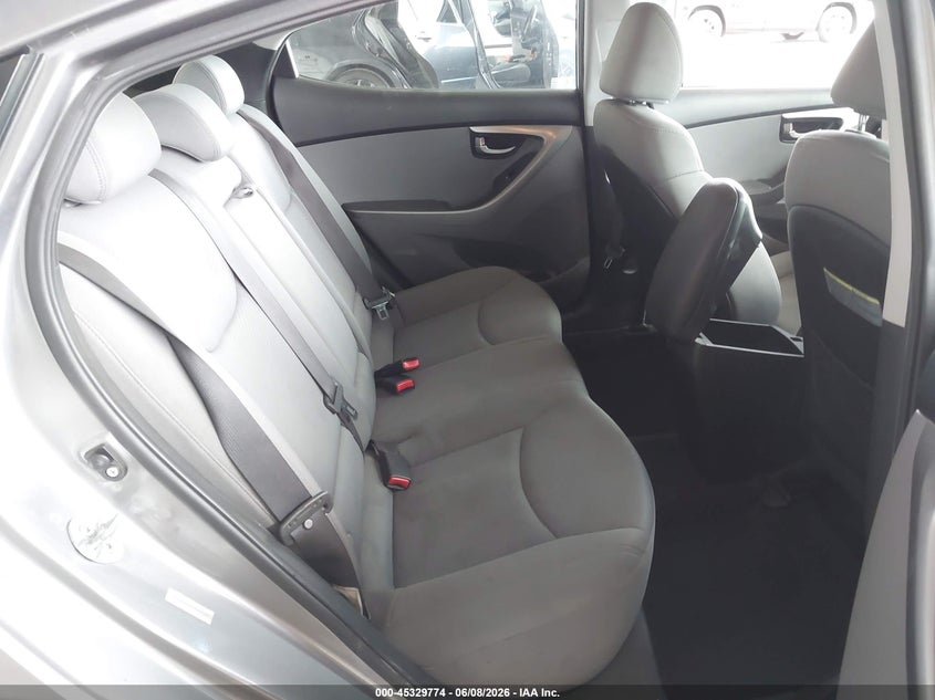 2012 Hyundai Elantra VIN KMHDH4AEXCU230505 IAAI salvage auction — THEFT, Salvage (California), sold $1,125 on 2026-07-23 (photo 8)