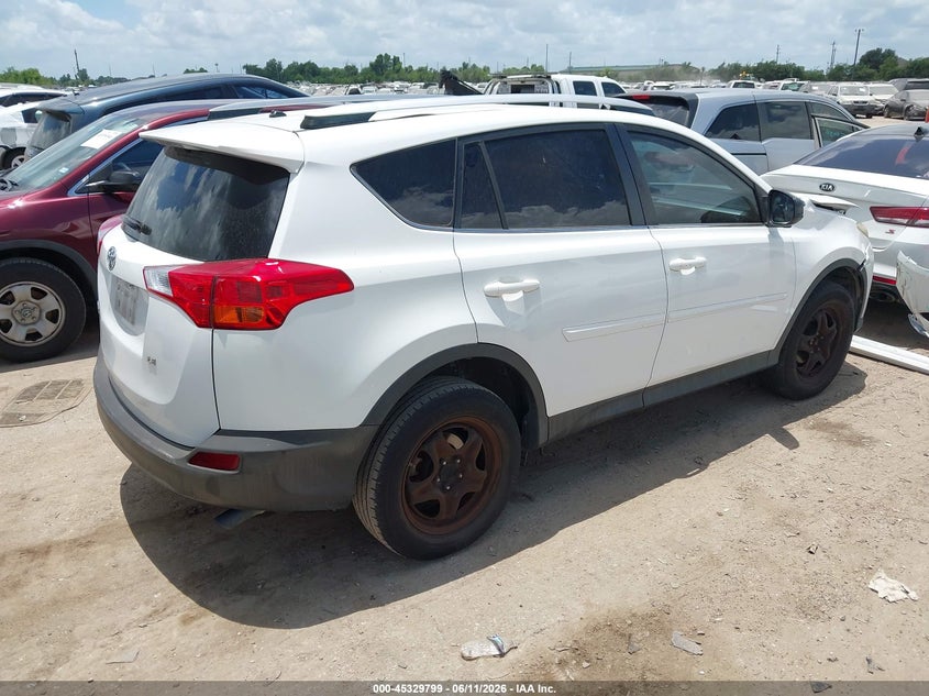 2015 Toyota Rav 4 VIN JTMZFREV3FJ035018 IAAI salvage auction — FRONT END, Original (Texas), sold $3,350 on 2026-07-29 (photo 4)