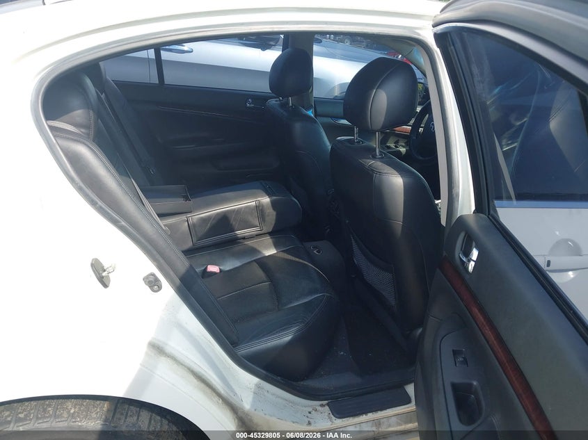 2010 Infiniti G VIN JN1CV6AR7AM460834 IAAI salvage auction — NORMAL WEAR, Salvage Rebuilt (North Carolina), sold $550 on 2026-07-13 (photo 8)