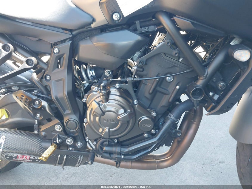 2018 Yamaha Mt VIN JYARM27Y3JA000777 IAAI salvage auction — LEFT SIDE, Salvage (California), sold $3,250 on 2026-07-08 (photo 8)